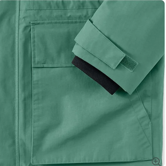 Land's End Men's Green Squall Insulated Parka Jacket